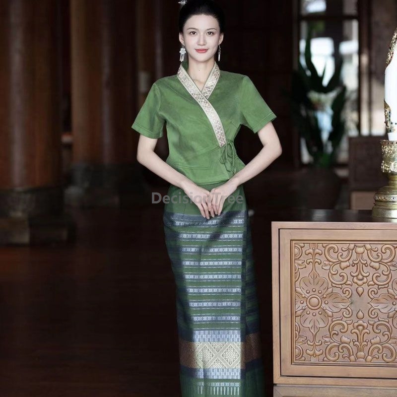 Batik Sarong Wrap - 2025 temperamento estilo sudeste asiático roupas