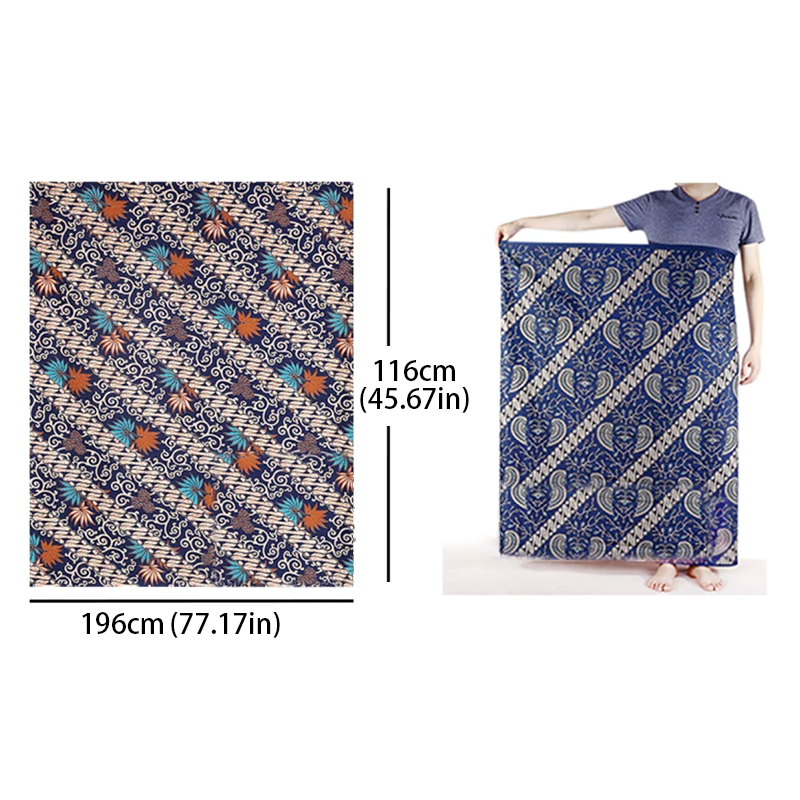 Saia Sarong Tradicional Unisse - Batik Sarong Wrap avaliação e preço