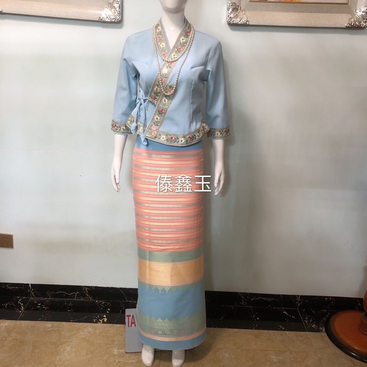 Saia longa gyi tailandesa, 2 p - Batik Sarong Wrap avaliação e preço