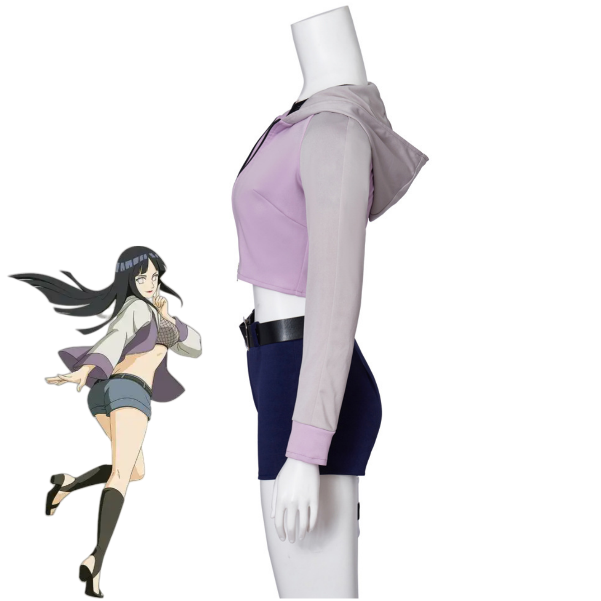 Anime hyuga hinata cosplay tra - Ethnic Outfit avaliação e preço