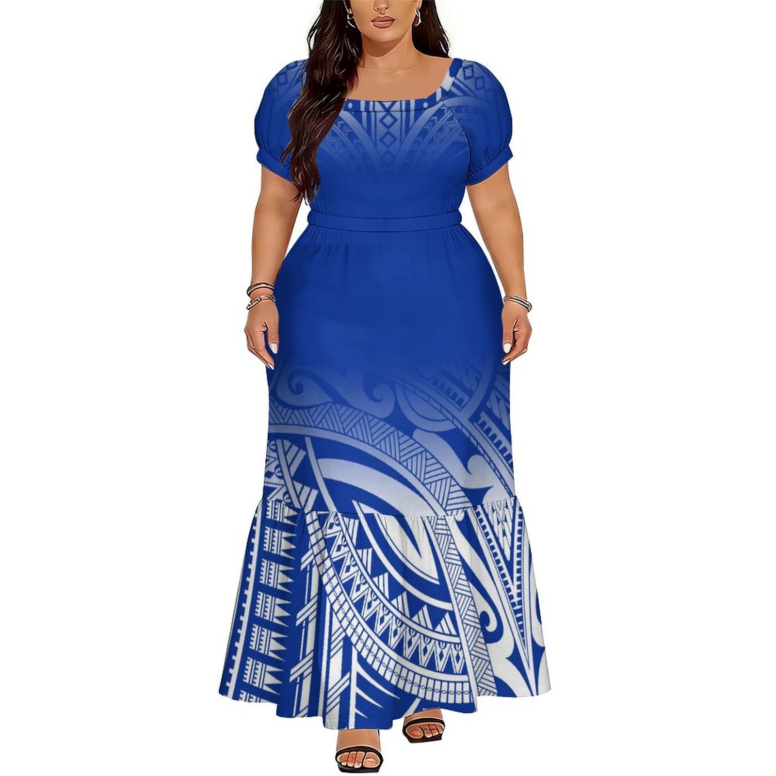 Vestido Longo Elegante com Dec - Ethnic Style Dresses avaliação e preço