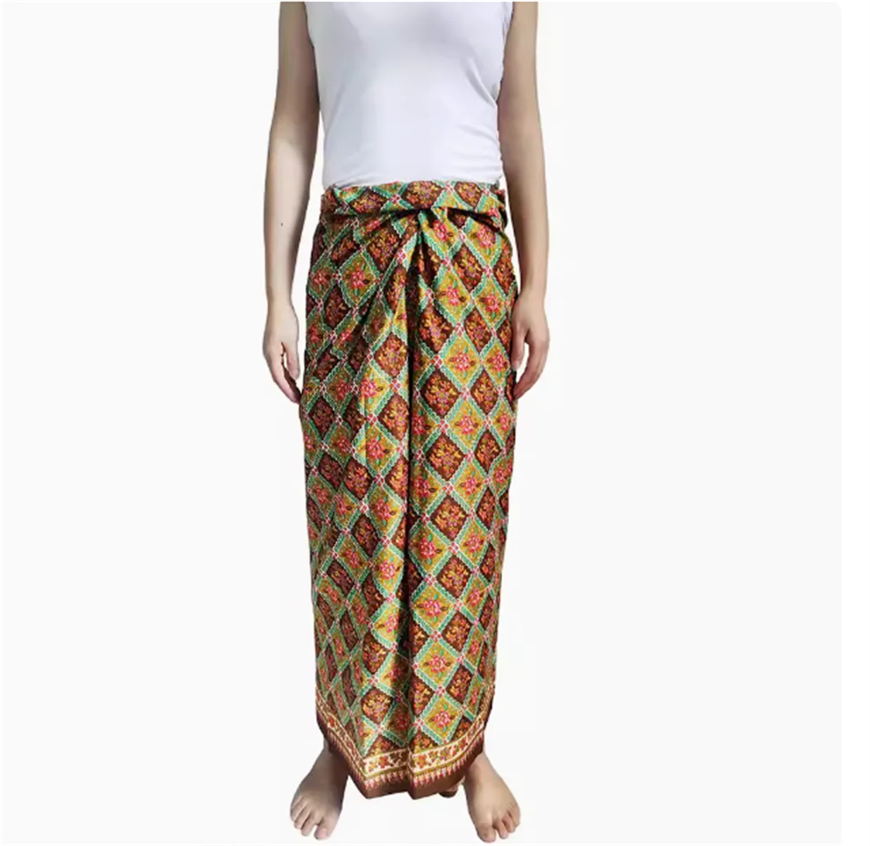 Saia tubular unissex da Malási - Batik Sarong Wrap avaliação e preço