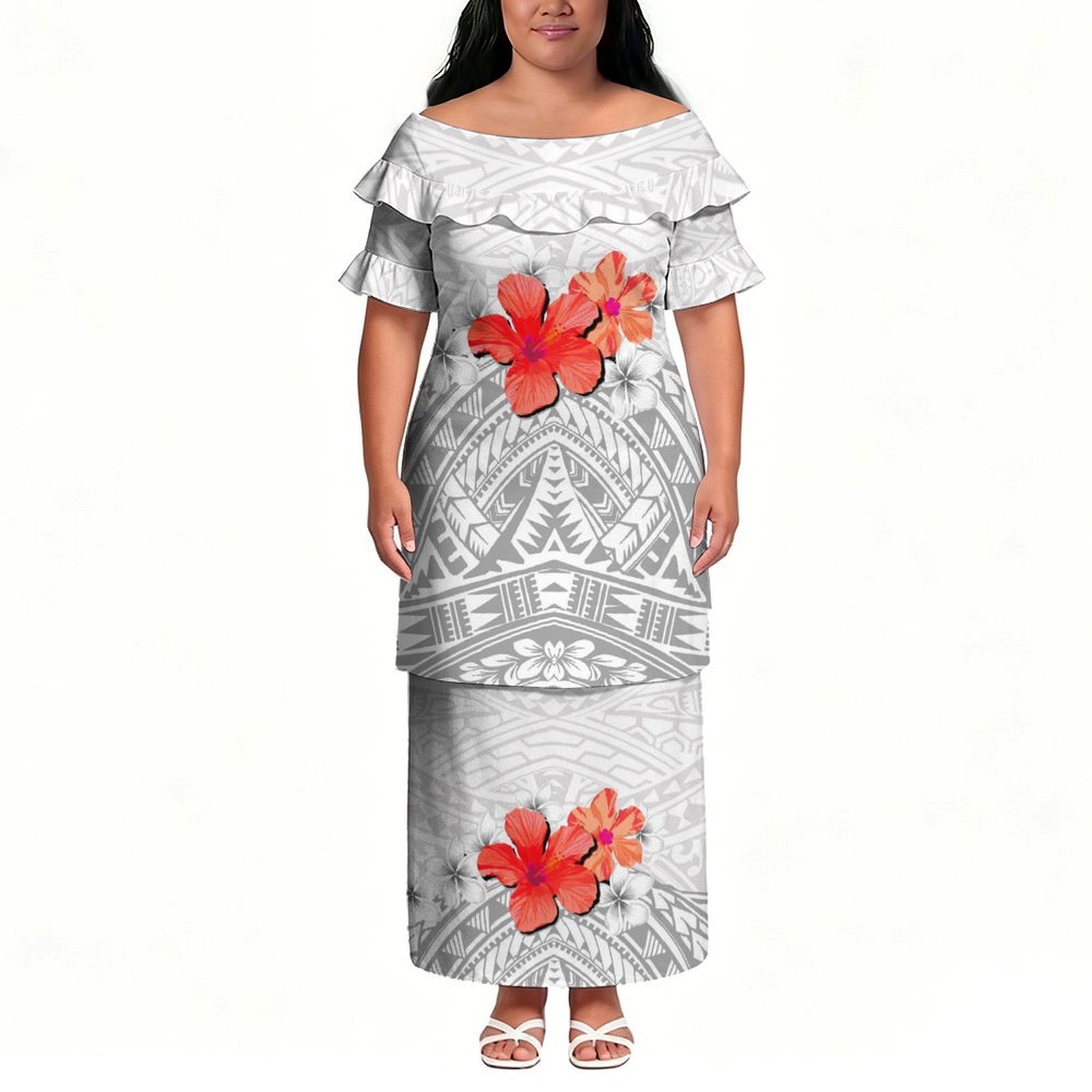 Vestido feminino de manga curt - Ethnic Style Dresses avaliação e preço