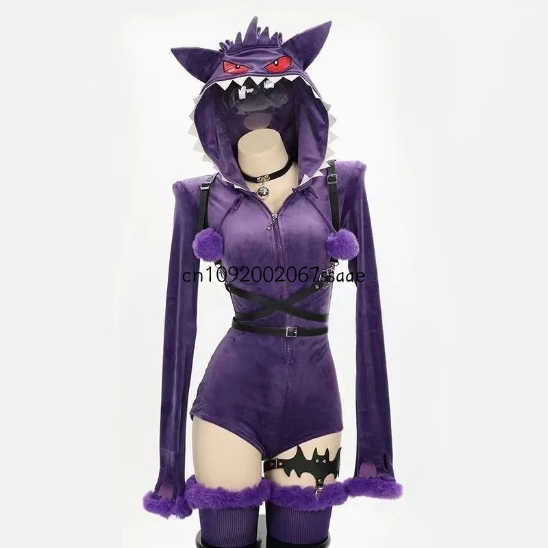 Fantasia Cosplay Anime Gengar, - Ethnic Outfit avaliação e preço