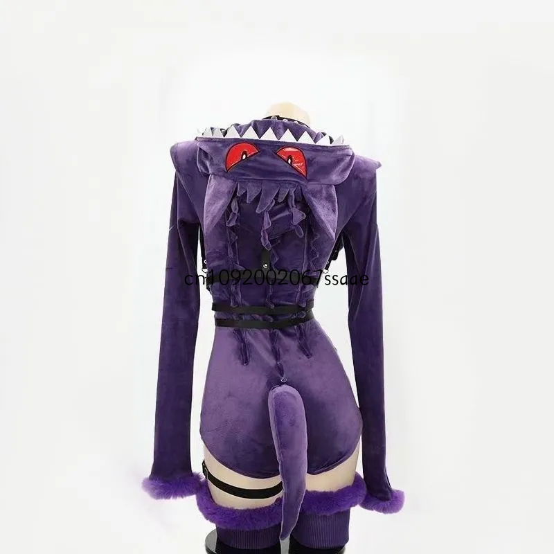 Fantasia Cosplay Anime Gengar, - Ethnic Outfit avaliação e preço