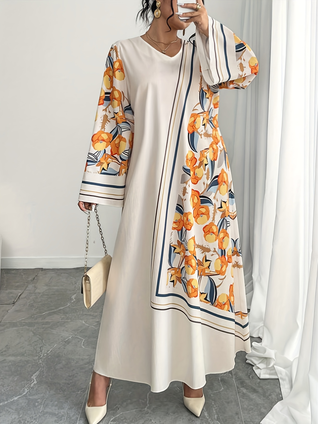 Vestido Robe Feminino Plus Siz - Ethnic Style Dresses avaliação e preço